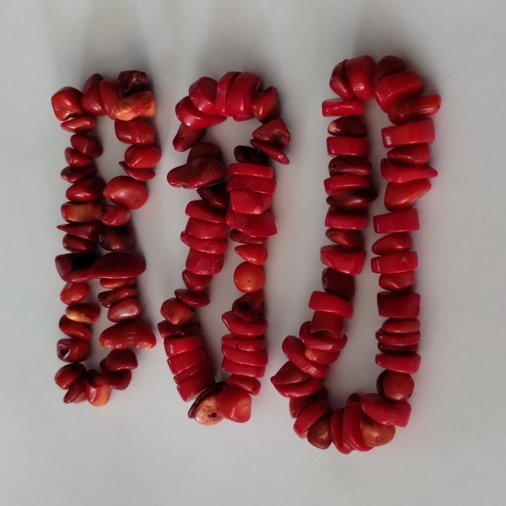 Red Coral Bracelets, Handcrafted
